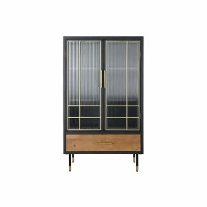 Servantă DKD Home Decor MDF Negru (Recondiționate B)