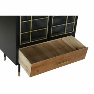 Servantă DKD Home Decor MDF Negru (Recondiționate B)