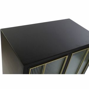 Servantă DKD Home Decor MDF Negru (Recondiționate B)