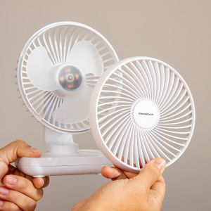 Ventilator de Birou Reîncărcabil Fanrec InnovaGoods Ø5,4'' 3600 mAh / 13,3 W