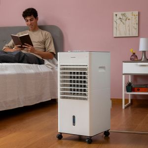 Răcitor de aer prin evaporare portabil multifuncțional Airvecove InnovaGoods 5 L 65 W