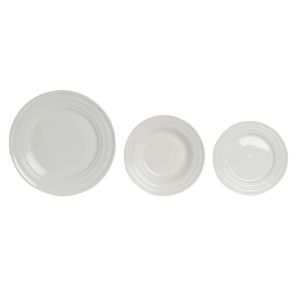 Set de Veselă DKD Home Decor Alb Porțelan 18 Piese