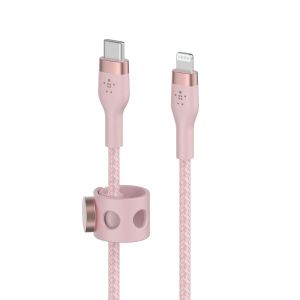 Cablu USB-C la Lightning Belkin CAA011BT1MPK 1 m Roz