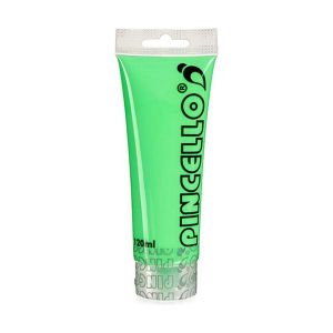 Vopsea acrilică Neon Verde 120 ml (12 Unități)