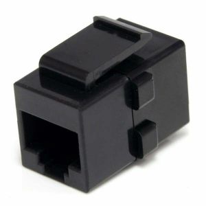 Conector RJ45 Startech C6KEYCOUPLER Negru