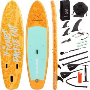 Placă de Paddle Surf Gonflabilă 2 în 1 cu loc de stat și accesorii Siros InnovaGoods 10'5" 320 cm