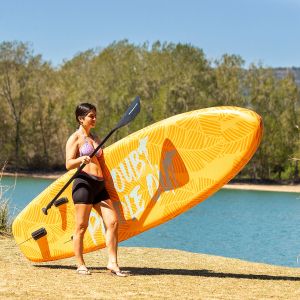 Placă de Paddle Surf Gonflabilă 2 în 1 cu loc de stat și accesorii Siros InnovaGoods 10'5" 320 cm