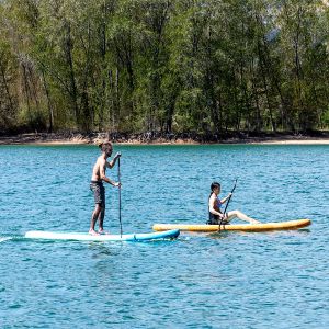 Placă de Paddle Surf Gonflabilă 2 în 1 cu loc de stat și accesorii Siros InnovaGoods 10'5" 320 cm