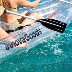 Caiac gonflabil transparent cu accesorii Paros InnovaGoods 312 cm 2 locuri