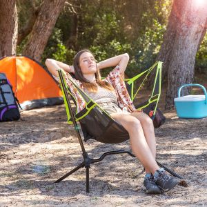 Șezlong-balansoar de camping Kamprock InnovaGoods