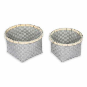 Set de Coșuri Confortime Plastic 2 Piese 26 x 26 x 17 cm Rotundă