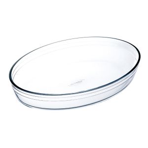 Vas pentru Cuptor Ô Cuisine Ocuisine Vidrio Transparent Sticlă Oval 26,2 x 17,9 x 6,2 cm (6 Unități)