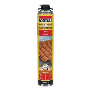 Spumă Soudal Poliuretan Pistol Acoperiș Roșu 750 ml