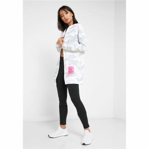 Jachetă Sport de Damă Calvin Klein Full Zip Alb