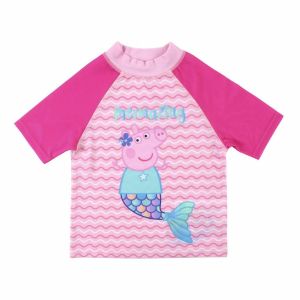 Tricou de baie Peppa Pig Roz