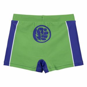 Costumul de Baie Boxer Pentru Copii The Avengers Verde