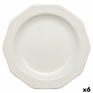 Platou Plat Churchill Artic White Alb Ceramică Čínské nádobí Ø 27 cm (6 Unități)