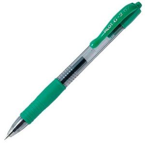 Pix cu gel Pilot G-2 07 Verde 0,4 mm (12 Unități)