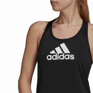 Tricou cu Bretele Damă Adidas Aeroready D2M Negru