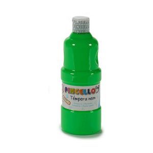 Tempera Neon Verde 400 ml (6 Unități)