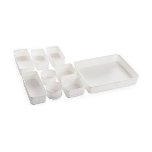 Set de Coșuri Dem Plastic 9 Piese (34 x 28 x 6 cm)