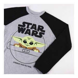 Pijama Infantil The Mandalorian Gri