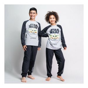 Pijama Infantil The Mandalorian Gri