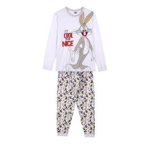 Pijama Looney Tunes Gri Femeie