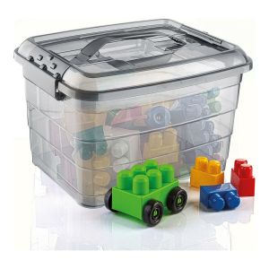 Cutie de depozitare Confortime Tetris Gri Plastic (14 L)