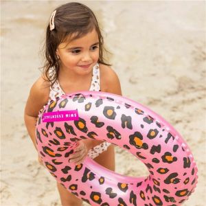 Flotor gonflabil Swim Essentials Leopard Roz deschis