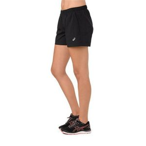 Pantaloni Scurți Sport pentru Damă Asics Silver 4In Negru