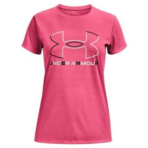 Tricou cu Mânecă Scurtă Femei Under Armour Big Logo Roz