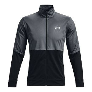 Jachetă Sport de Bărbați Under Armour Pique Gri deschis