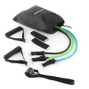 Set de benzi de rezistență cu accesorii și ghid de exerciții Tribainer InnovaGoods 3 Unități