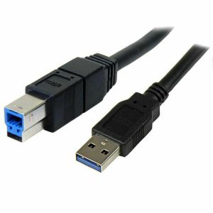 Cablu USB A la USB B Startech USB3SAB3MBK 3 m Negru