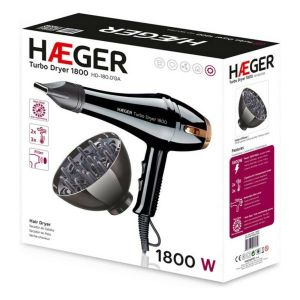 Uscător de Păr Haeger HAEGER TURBO DRYER 1800 W Negru