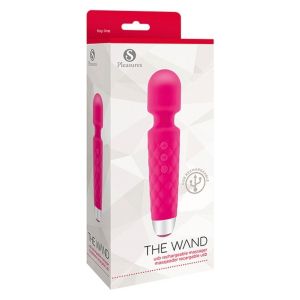 Dispozitiv de Masaj S Pleasures The Wand Fucsia Roz Fucsia