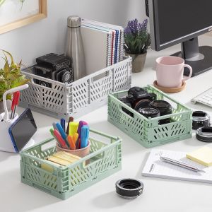 Set de 3 cutii organizatoare pliabile și stivuibile Boxtor InnovaGoods