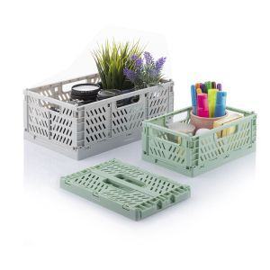 Set de 3 cutii organizatoare pliabile și stivuibile Boxtor InnovaGoods