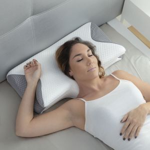 Pernă viscoelastică cervicală cu contur ergonomic Conforti InnovaGoods