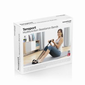 Benzi de rezistență multifuncționale elastice cu ghid de exerciții Tensport InnovaGoods