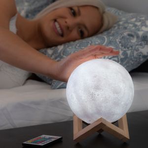 Lampă LED Reîncărcabilă Lună Moondy InnovaGoods